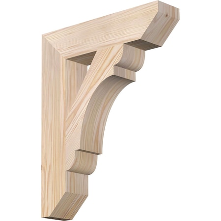 Ekena Millwork Olympic Slat Smooth Bracket, Douglas Fir, 3 1/2"W x 16"D x 20"H BKT04X16X20OLY06SDF